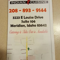 Spice Indian Cuisine - Menu