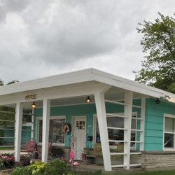 Motel 57 - The front office, groomed with fall flowers and decorations.