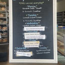 Soup schedule Soup schedule