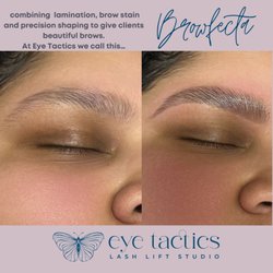 Eye Tactics Lash Lift Studio - Enhance your look with #BrowLamination at Eye Tactics Lash Lift Studio. Get perfectly sculpted, natural-looking brows that last.