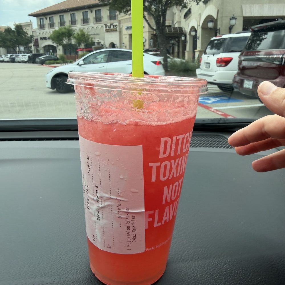 Clean Juice - Avoid the watermelon sparkler - this is how they make it. It was undrinkable. - Juice Bars & Smoothies Near Me - Frisco, Texas