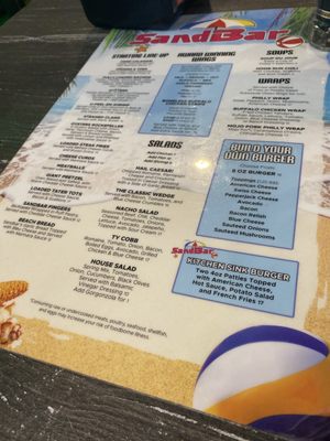 Menu photo 8 Sand Bar Marco Island, FL Menu photo 8 Sand Bar Marco Island, FL