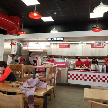 Five Guys - diners in a fast food restaurant - Burgers Near Me - Edmond, Oklahoma