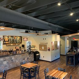 Coffee Bar and seating Coffee Bar and seating