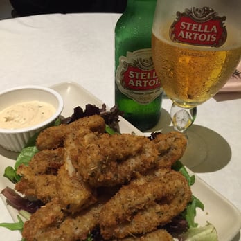 Cafe Julia - Calamari, too much spices. 11/22/15 - Cafes Near Me - Honolulu, Hawaii