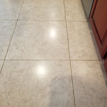 Eco Clean Carpet and Tile Care - The grout near the kitchen sink - 11 years of gunk - Carpet Cleaning Near Me - Rocklin, California