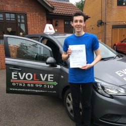 Evolve Driving School - Another first time pass.