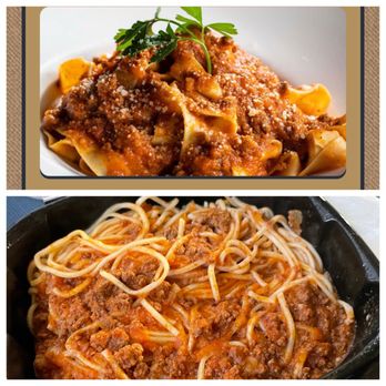 Radici - What you think you ordered vs what you get... very mushy and disappointing - Pappardelle alla Bolognese - Italian Near Me - Hermosa Beach, California Radici - What you think you ordered vs what you get... very mushy and disappointing - Pappardelle alla Bolognese - Italian Near Me - Hermosa Beach, California