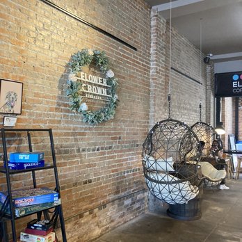 Elevation Coffee Roasters - Industrial design + cute chairs - Coffee Roasteries Near Me - Tampa Bay, Florida