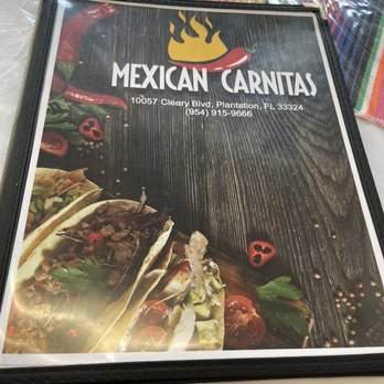 Mexican Carnitas - Menu - Mexican Near Me - Plantation, Florida Mexican Carnitas - Menu - Mexican Near Me - Plantation, Florida