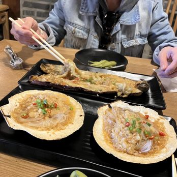 YH's BBQ & Crab - Scallops and eggplant - Seafood Near Me - Duluth, Georgia