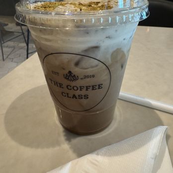 The Coffee Class - Dubai chocolate pistachio latte - Coffee & Tea Near Me - Las Vegas, Nevada