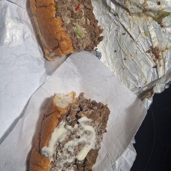 The Original Philly's - Pepper Cheesesteak + added mushrooms Sandwich - w/ added Mayo on the one half.. - Sandwiches Near Me - Seattle, Washington The Original Philly's - Pepper Cheesesteak + added mushrooms Sandwich - w/ added Mayo on the one half.. - Sandwiches Near Me - Seattle, Washington