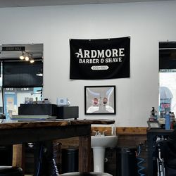 Ardmore Barbershop - Back wall
