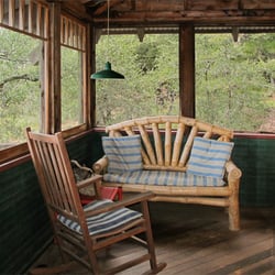 Cabin At Strawberry Hill - The porch at Strawberry Cabin