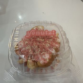 Yonutz - Strawberry Shortcake SMASHED Donut. - Donuts Near Me - Las Vegas, Nevada Yonutz - Strawberry Shortcake SMASHED Donut. - Donuts Near Me - Las Vegas, Nevada