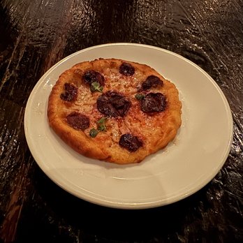 Dirt Candy - Pizza with "pepperoni" - Vegetarian Near Me - New York, New York