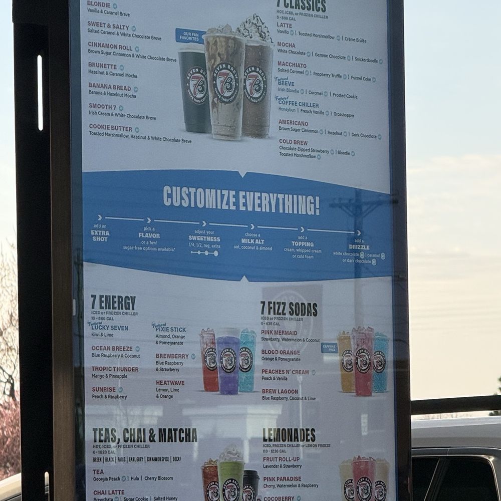 7 Brew Coffee - Menu - Coffee & Tea Near Me - Owensboro, Kentucky 7 Brew Coffee - Menu - Coffee & Tea Near Me - Owensboro, Kentucky