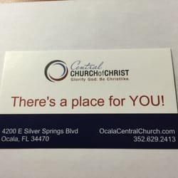 Church of Christ Central - Business card