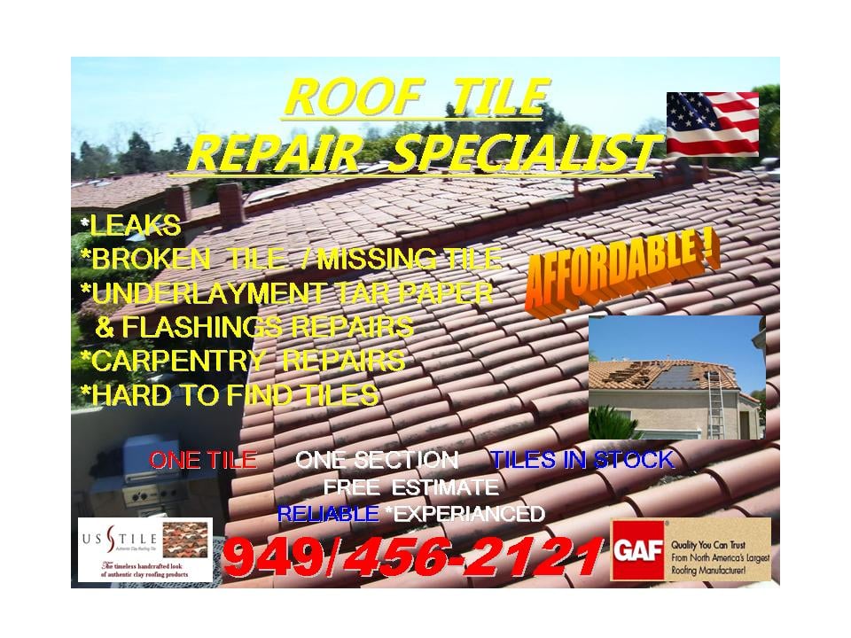 Slide of Roof  Tile Repair Specialist
