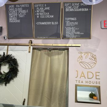 Jade Tea House - Menu board - Desserts Near Me - Davie, Florida