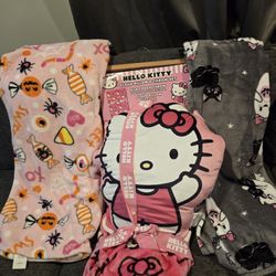 Ross Dress for Less - I purchased the pink Halloween candy theme throw blanket from here!