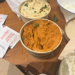 Baba Ganousg and hummus dip Baba Ganousg and hummus dip