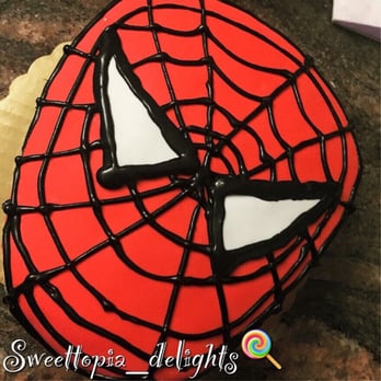 Sweettopia Delights - a spider - man cake - Cupcakes Near Me - Jamaica, New York Sweettopia Delights - a spider - man cake - Cupcakes Near Me - Jamaica, New York