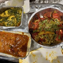 Chilli Chill Indian - Tandoori mixed grill, spinach