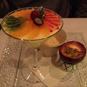 Ocha - Passionfruit mousse with fruits and vanilla bean ice-cream - Japanese Near Me - Hawthorn, VIC