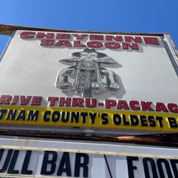 Cheyenne Saloon - Cheyenne Saloon outside sign