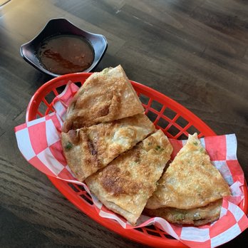Tasty Dumplings - Scallion Pancakes with Sweet Chili Sauce - Chinese Near Me - Lowell, Massachusetts Tasty Dumplings - Scallion Pancakes with Sweet Chili Sauce - Chinese Near Me - Lowell, Massachusetts
