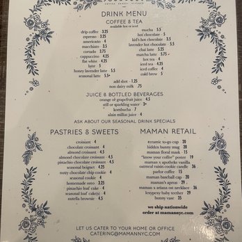 maman - Coffee & Tea Near Me - New York, New York