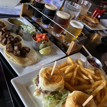 Morrison - Flight of beers, 2 Sliders with fries (Beef), Tacos - Gastropubs Near Me - Los Angeles, California Morrison - Flight of beers, 2 Sliders with fries (Beef), Tacos - Gastropubs Near Me - Los Angeles, California