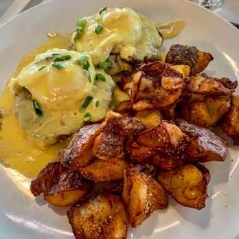 Four Friends Kitchen - Crab Benedict - Southern Near Me - Denver, Colorado Four Friends Kitchen - Crab Benedict - Southern Near Me - Denver, Colorado