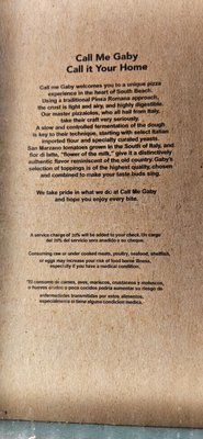 Menu photo 7 Call Me Gaby Miami Beach, FL