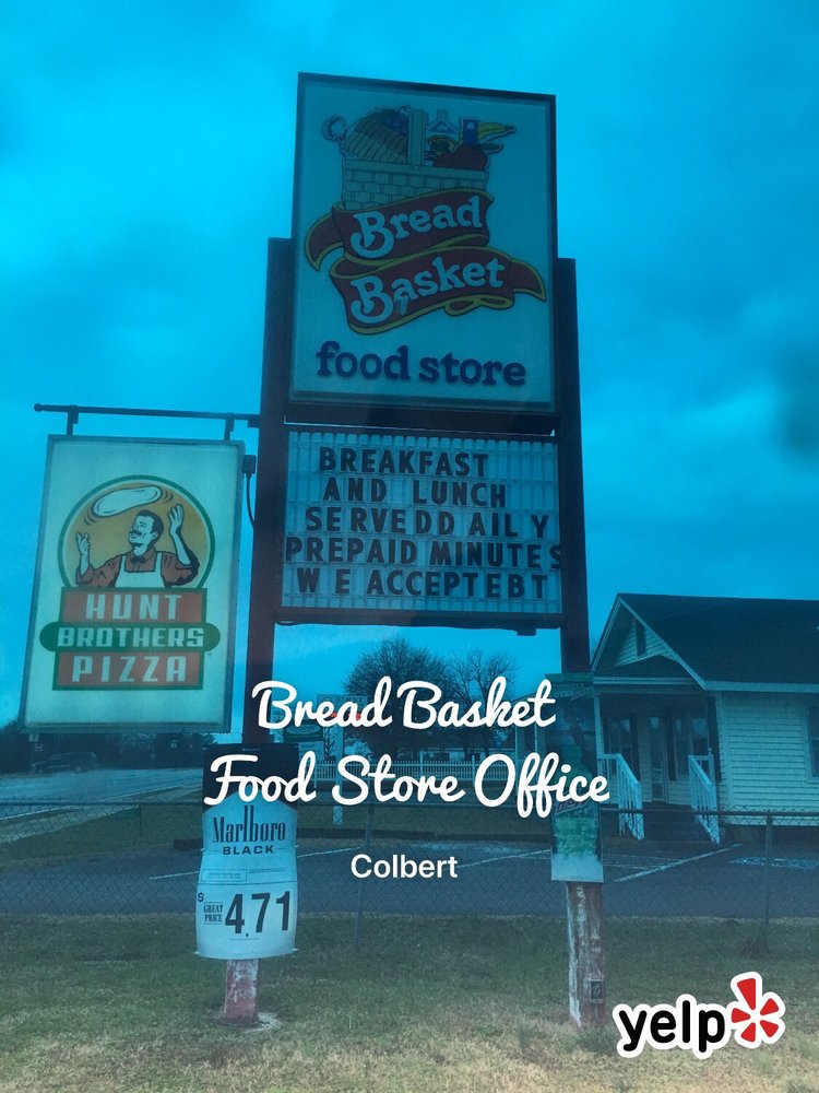 Bread Basket Food Store Logo