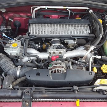 Asmar's Auto Care - 14-year-old Subaru's engine after cleaning - Auto Repair Near Me - Spring Valley, California