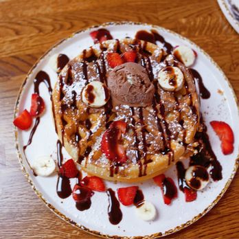 Madres Brunch - Nutella chocolate ice cream waffle. I Recommend. - Breakfast & Brunch Near Me - Whittier, California Madres Brunch - Nutella chocolate ice cream waffle. I Recommend. - Breakfast & Brunch Near Me - Whittier, California