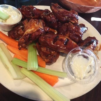 Potters Field - Mango-Habanero BBQ wings - Irish Near Me - Buffalo, New York