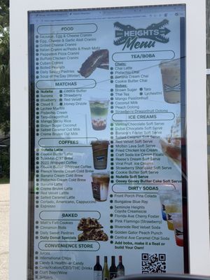 Menu photo 2 Heights Drive-Thru Tampa, FL