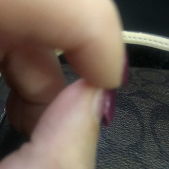 Silver Nail - Exactly one week after getting it done - Nail Salons Near Me - Brooklyn, New York