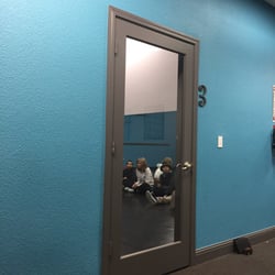 Precision Dance Center - Nice rooms, colors, and doors you can watch thru. Kids are listening to instructions ;)