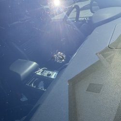 Rapid Rock Chip Repair - Before the repair