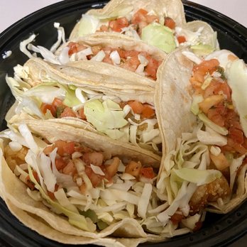 Surf Shack - Tiger shrimp tacos - my favorite! - New American Near Me - Tampa, Florida