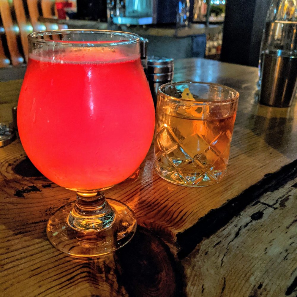 Underbelly - Berry Gose Sour and Irakashi Old Fashion - Ramen Near Me - San Diego, California Underbelly - Berry Gose Sour and Irakashi Old Fashion - Ramen Near Me - San Diego, California