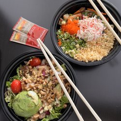 PokeBox - Day 1. We had take out and ate in our hotel.