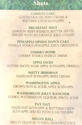 Menu photo 4 Two Keys Tavern Ladson, SC