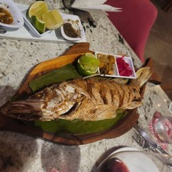 Crabster - Amazing fried fish with trimmings ! Well Made !