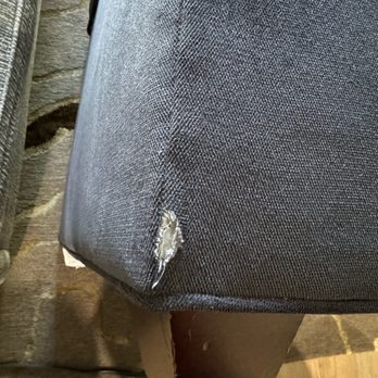 Reupholstery NYC - Back corner tear of back panel - Furniture Reupholstery Near Me - New York, New York Reupholstery NYC - Back corner tear of back panel - Furniture Reupholstery Near Me - New York, New York